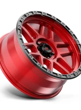 KMC KM544 Mesa Wheel 17x9 5x127 18mm Candy Red w/ Black Lip                                     - KM54479050918 - Image 2