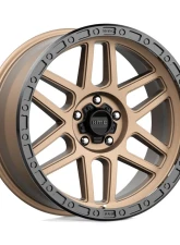 KMC KM544 Mesa Wheel 18x9 5x150 25mm Matte Bronze w/ Black Lip                                     - KM54489058625 - Image 3