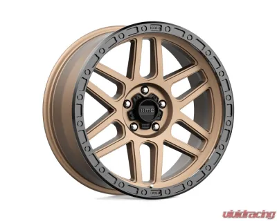 KMC KM544 Mesa Wheel 18x9 5x150 25mm Matte Bronze w/ Black Lip - KM54489058625
