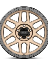 KMC KM544 Mesa Wheel 18x9 5x150 25mm Matte Bronze w/ Black Lip                                     - KM54489058625 - Image 3