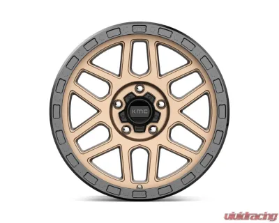 KMC KM544 Mesa Wheel 18x9 5x150 25mm Matte Bronze w/ Black Lip - KM54489058625