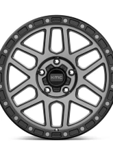 KMC KM544 Mesa Wheel 17x8.5 5x127 | 5x5 0mm Satin Black w/ Gray Tint                                     - KM54478550400 - Image 3