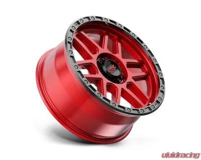 KMC KM544 Mesa Wheel 17x9 6x139.7 -12mm Candy Red w/ Black Lip - KM54479068912N