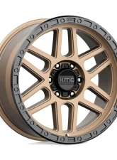 KMC KM544 Mesa Wheel 17x9 6x139.7 18mm Matte Bronze w/ Black Lip                                     - KM54479068618 - Image 3