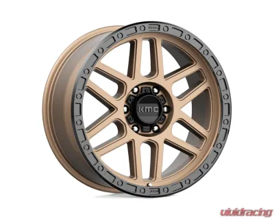 KMC KM544 Mesa Wheel 17x9 6x139.7 18mm Matte Bronze w/ Black Lip - KM54479068618