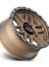 KMC KM544 Mesa Wheel 17x9 6x139.7 18mm Matte Bronze w/ Black Lip                                     - KM54479068618 - Image 2