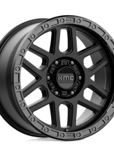 KMC KM544 Mesa Wheel 17x9 6x135 18mm Satin Black w/ Gloss Black Lip                                     - KM54479063718 - Image 3