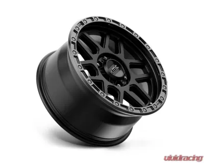 KMC KM544 Mesa Wheel 17x9 6x135 18mm Satin Black w/ Gloss Black Lip - KM54479063718