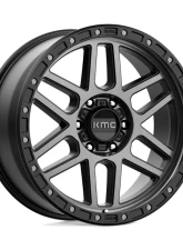 KMC KM544 Mesa Wheel 17x8.5 6x135 0mm Satin Black w/ Gray Tint                                     - KM54478563400 - Image 3