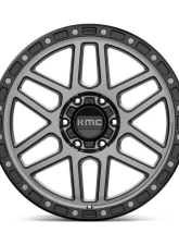 KMC KM544 Mesa Wheel 17x8.5 6x135 0mm Satin Black w/ Gray Tint                                     - KM54478563400 - Image 3