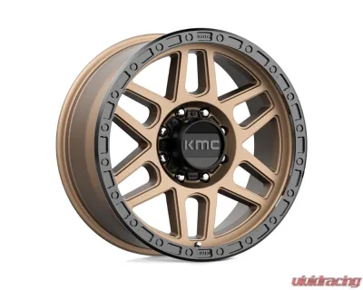 KMC KM544 Mesa Wheel 17x9 8x165.1 18mm Matte Bronze w/ Black Lip - KM54479080618