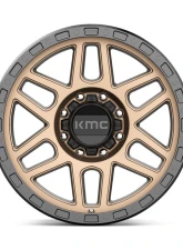 KMC KM544 Mesa Wheel 17x9 8x165.1 18mm Matte Bronze w/ Black Lip                                     - KM54479080618 - Image 3