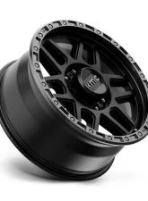 KMC KM544 Mesa Wheel 17x9 8x170 18mm Satin Black w/ Gloss Black Lip                                     - KM54479087718 - Image 2