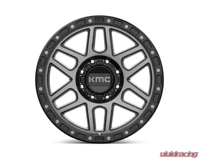 KMC KM544 Mesa Wheel 17x9 8x165.1 18mm Satin Black w/ Gray Tint - KM54479080418