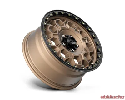 KMC KM545 Trek Wheel 17x9 5x127 | 5x5 -12mm Matte Bronze w/ Black Lip - KM54579050612N