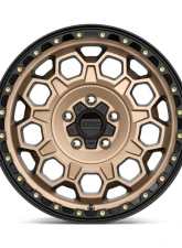 KMC KM545 Trek Wheel 17x9 5x127 | 5x5 -12mm Matte Bronze w/ Black Lip                                     - KM54579050612N - Image 3
