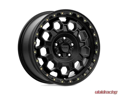 KMC KM545 Trek Wheel 17x9 5x127 | 5x5 -12mm Satin Black - KM54579050712N