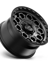 KMC KM545 Trek Wheel 17x8 6x139.7 20mm Satin Black w/ Gray Tint                                     - KM54578068420 - Image 2