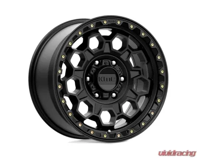 KMC KM545 Trek Wheel 17x9 6x139.7 18mm Satin Black - KM54579068718