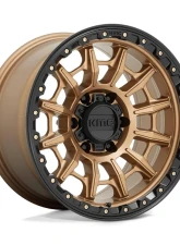 KMC KM547 Carnage Wheel 17x9 6x139.7 0mm Matte Bronze w/ Black Lip                                     - KM54779068600 - Image 3
