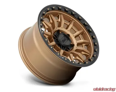 KMC KM547 Carnage Wheel 17x9 6x139.7 0mm Matte Bronze w/ Black Lip - KM54779068600