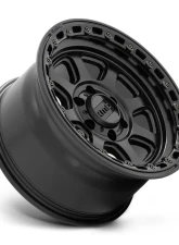 KMC KM548 Chase Wheel 20x9 5x127 18mm Satin Black w/ Gloss Black Lip                                     - KM54829050718 - Image 2