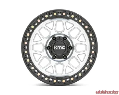 KMC KM549 GRS Wheel 18x8.5 5x127 | 5x5 0mm Machined w/ Satin Black Lip - KM54988550500