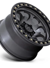 KMC KM550 Riot SBL Wheel 17x8.5 5x127 | 5x5 10mm Anthracite w/ Satin Black Lip                                     - KM550AB17855010 - Image 2