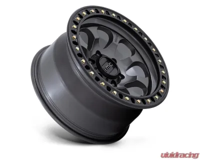 KMC KM550 Riot SBL Wheel 17x8.5 5x127 | 5x5 10mm Anthracite w/ Satin Black Lip - KM550AB17855010