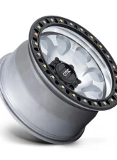 KMC KM550 Riot SBL Wheel 17x8.5 6x139.7 10mm Machined w/ Satin Black Lip                                     - KM550DB17856810 - Image 2