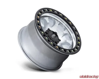 KMC KM550 Riot SBL Wheel 17x8.5 6x139.7 10mm Machined w/ Satin Black Lip - KM550DB17856810