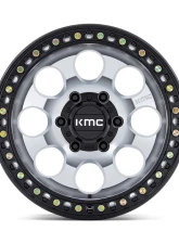 KMC KM550 Riot SBL Wheel 17x8.5 6x139.7 10mm Machined w/ Satin Black Lip                                     - KM550DB17856810 - Image 3