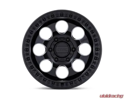 KMC KM550 Riot SBL Wheel 17x8.5 5x127 | 5x5 10mm Satin Black - KM550MX17855010