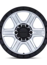 KMC KM551 Outrun Wheel 18x9 5x127 18mm Machined w/ Gloss Black Lip                                     - KM551DB18905018 - Image 3