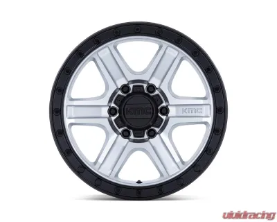 KMC KM551 Outrun Wheel 18x9 5x127 18mm Machined w/ Gloss Black Lip - KM551DB18905018