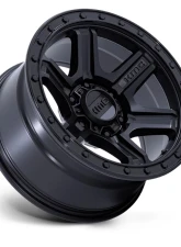 KMC KM551 Outrun Wheel 17x8.5 6x135 -10mm Matte Black w/ Gloss Black Lip                                     - KM551MB17856310N - Image 2