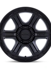 KMC KM551 Outrun Wheel 17x8.5 6x135 -10mm Matte Black w/ Gloss Black Lip                                     - KM551MB17856310N - Image 3