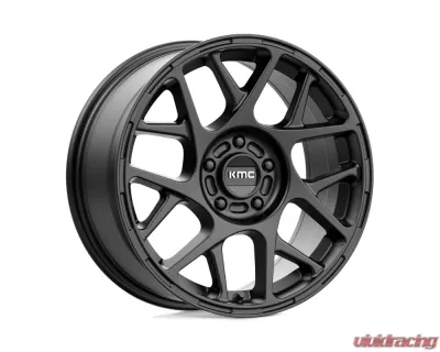 KMC KM708 Bully Wheel 17x8 5x112 38mm Satin Black - KM70878057738
