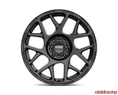KMC KM708 Bully Wheel 17x8 5x112 38mm Satin Black - KM70878057738