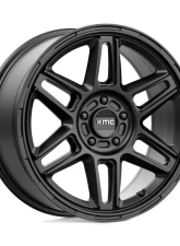 KMC KM716 Nomad Wheel 17x8 5x120 38mm Satin Black                                     - KM71678052738 - Image 3