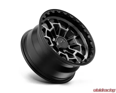 KMC KM718 Summit Wheel 17x8.5 6x139.7 18mm Satin Black w/ Gray Tint - KM71878568418