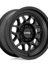 KMC KM725 Terra Wheel 16x8 6x139.7 0mm Satin Black                                     - KM725MX16806800 - Image 3