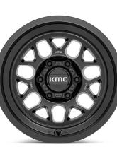 KMC KM725 Terra Wheel 16x8 6x139.7 0mm Satin Black                                     - KM725MX16806800 - Image 3