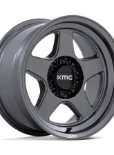 KMC KM728 Lobo Wheel 17x9 5x127 -38mm Matte Anthracite                                     - KM728AX17905038N - Image 3