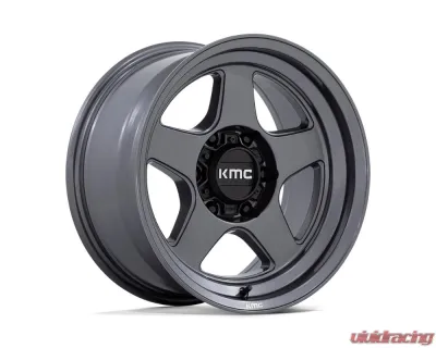 KMC KM728 Lobo Wheel 17x9 5x127 -38mm Matte Anthracite - KM728AX17905038N