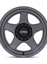 KMC KM728 Lobo Wheel 17x9 5x127 -38mm Matte Anthracite                                     - KM728AX17905038N - Image 3