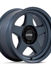 KMC KM728 Lobo Wheel 17x9 6x139.7 -38mm Metallic Blue                                     - KM728LX17906838N - Image 3