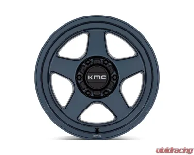 KMC KM728 Lobo Wheel 17x9 6x139.7 -38mm Metallic Blue - KM728LX17906838N