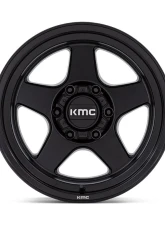 KMC KM728 Lobo Wheel 17x8.5 6x139.7 -10mm Matte Black                                     - KM728MX17856810N - Image 3