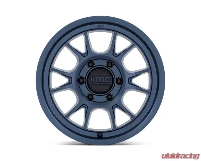 KMC KM729 Range Wheel 17x8.5 5x127 | 5x5 -10mm Metallic Blue - KM729LX17855010N